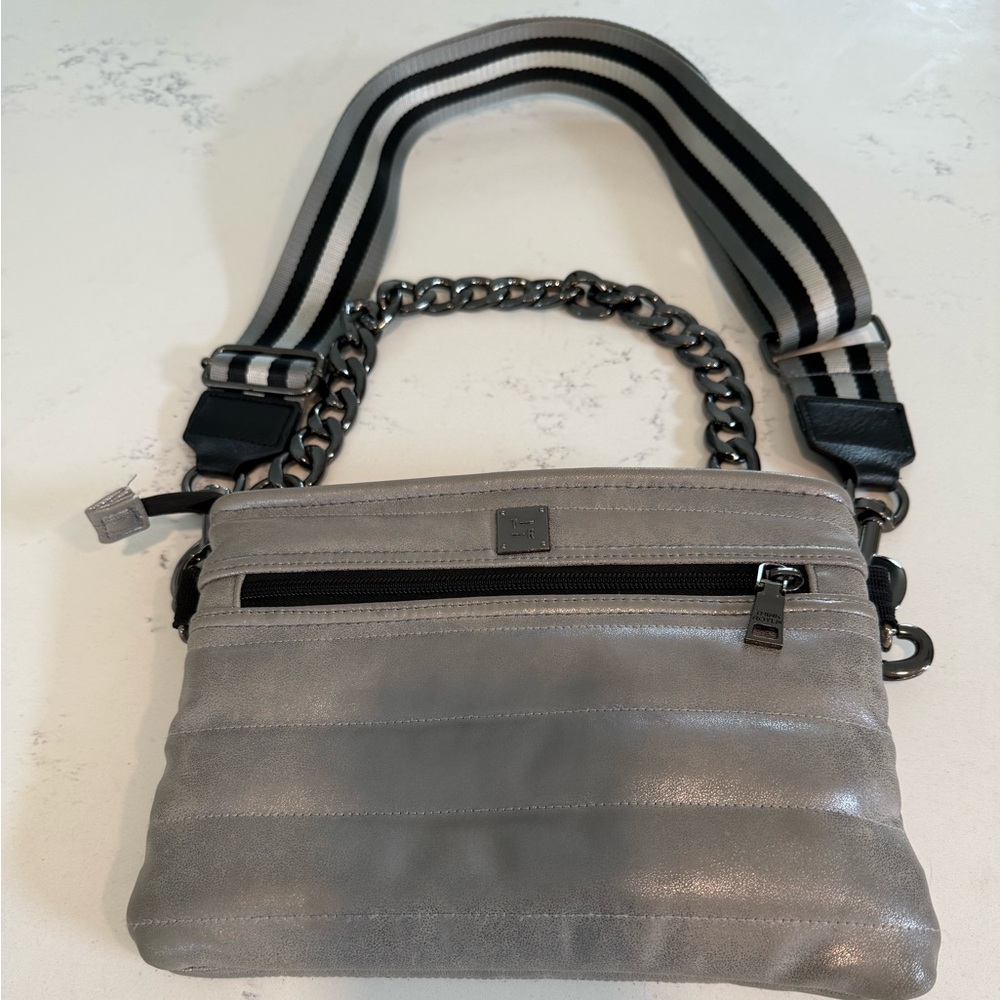 THINK ROLYN silver  Crossbody Bag with strap and chain